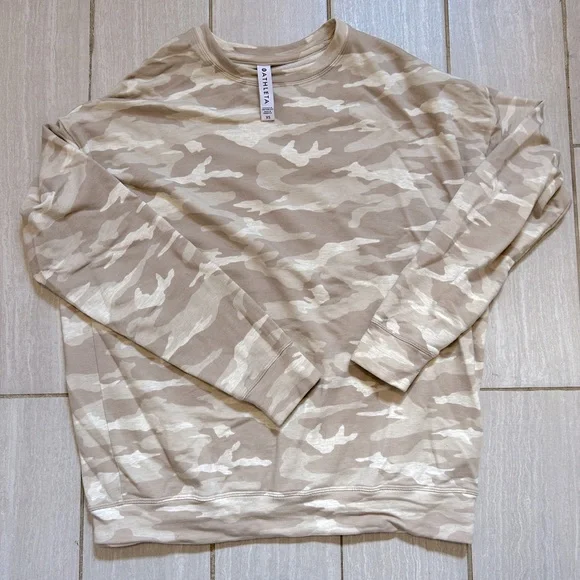 Athleta Camo Balance Sweatshirt size XS - Picture 1 of 2